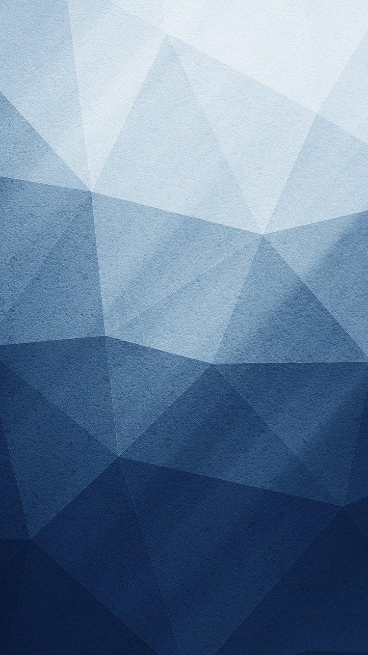iPhone wallpaper. polygon blue texture