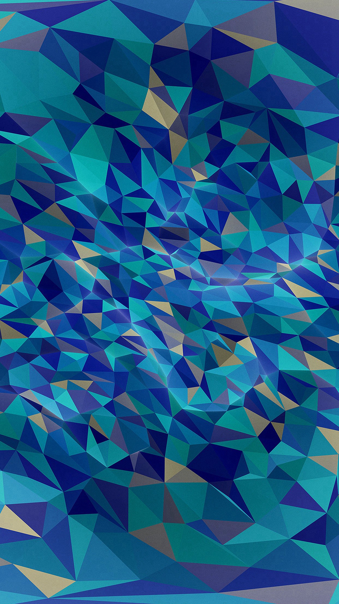 Metaphysics Art Blue Polygon Pattern iPhone 8 Wallpaper Free Download