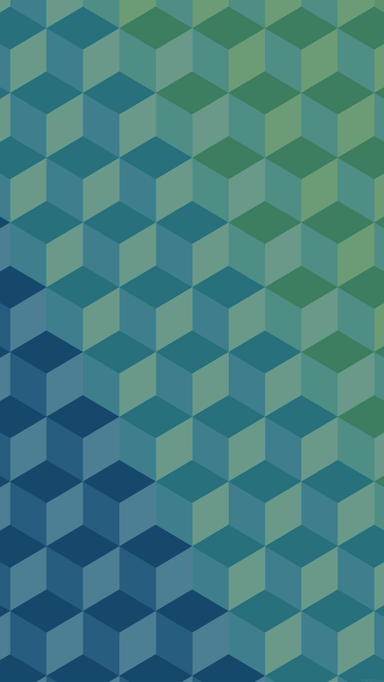 iPhone wallpaper. polygon blue art graphic pattern