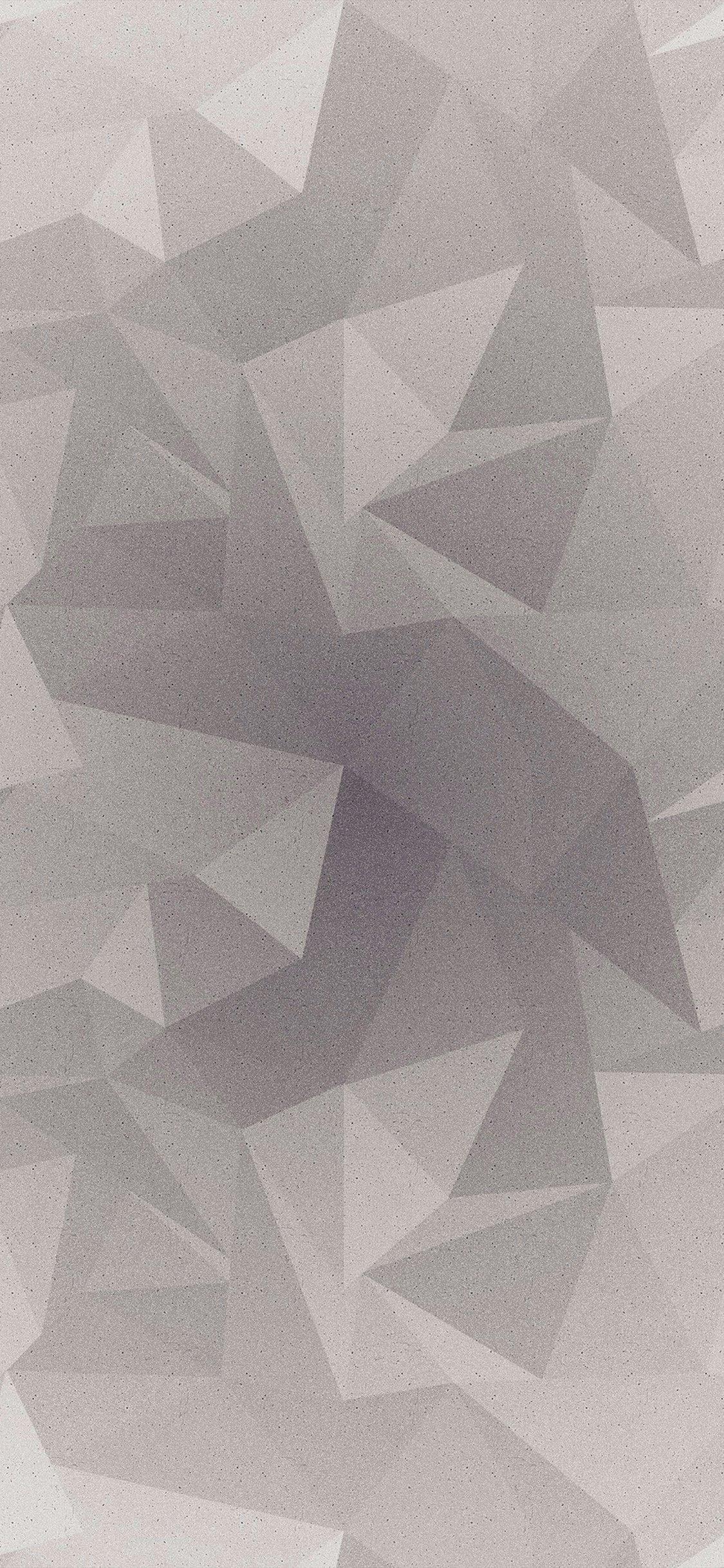 iPhone X wallpaper. abstract polygon white