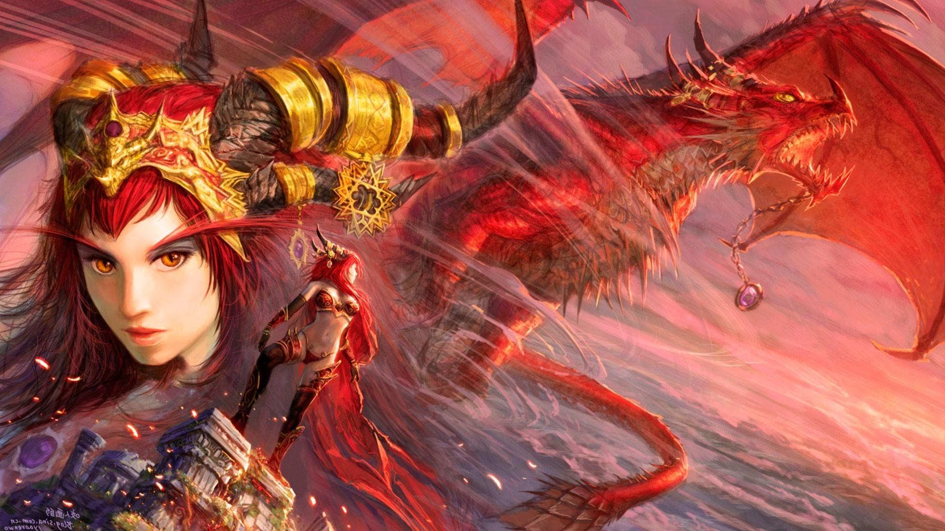 Alexstrasza, World Of Warcraft, Dragon Wallpaper HD