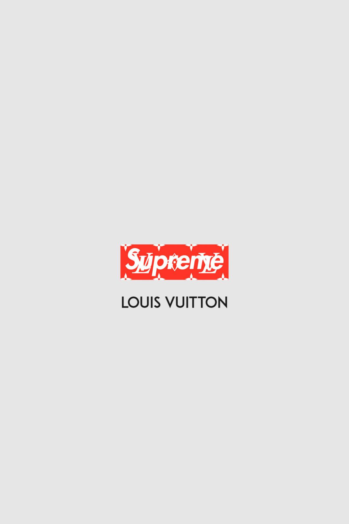 Supreme x Louis Vuitton wallpaper