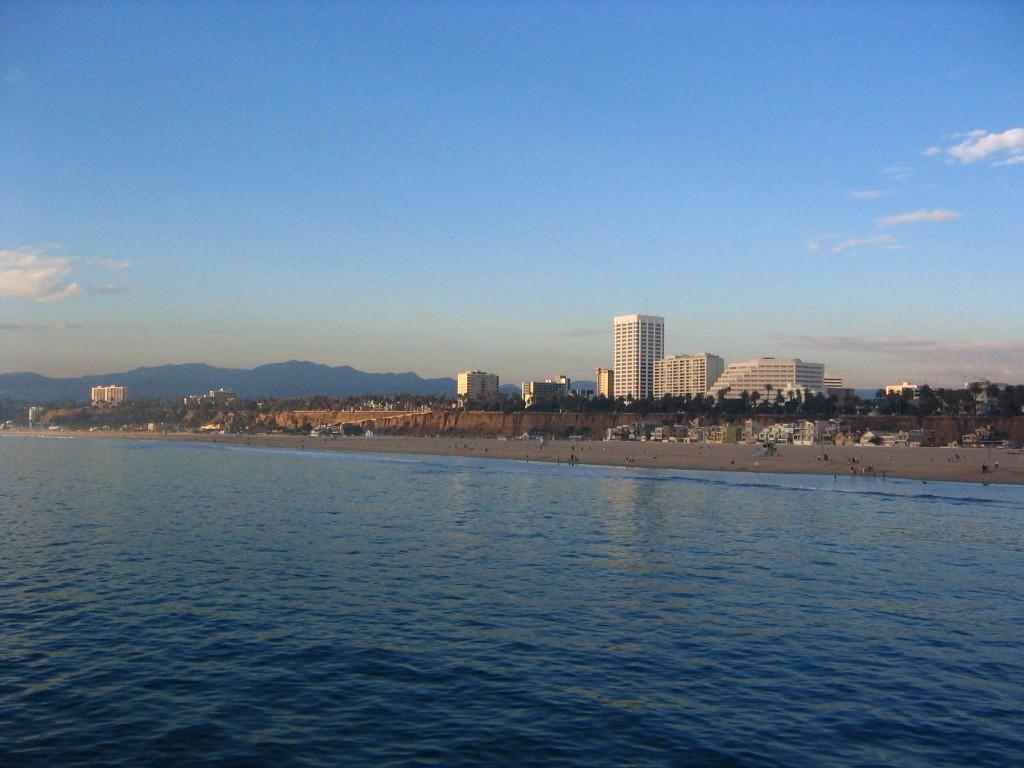 Beaches: Sun Sea Monica Santa Beach Tower Wallpaper For Phone for HD
