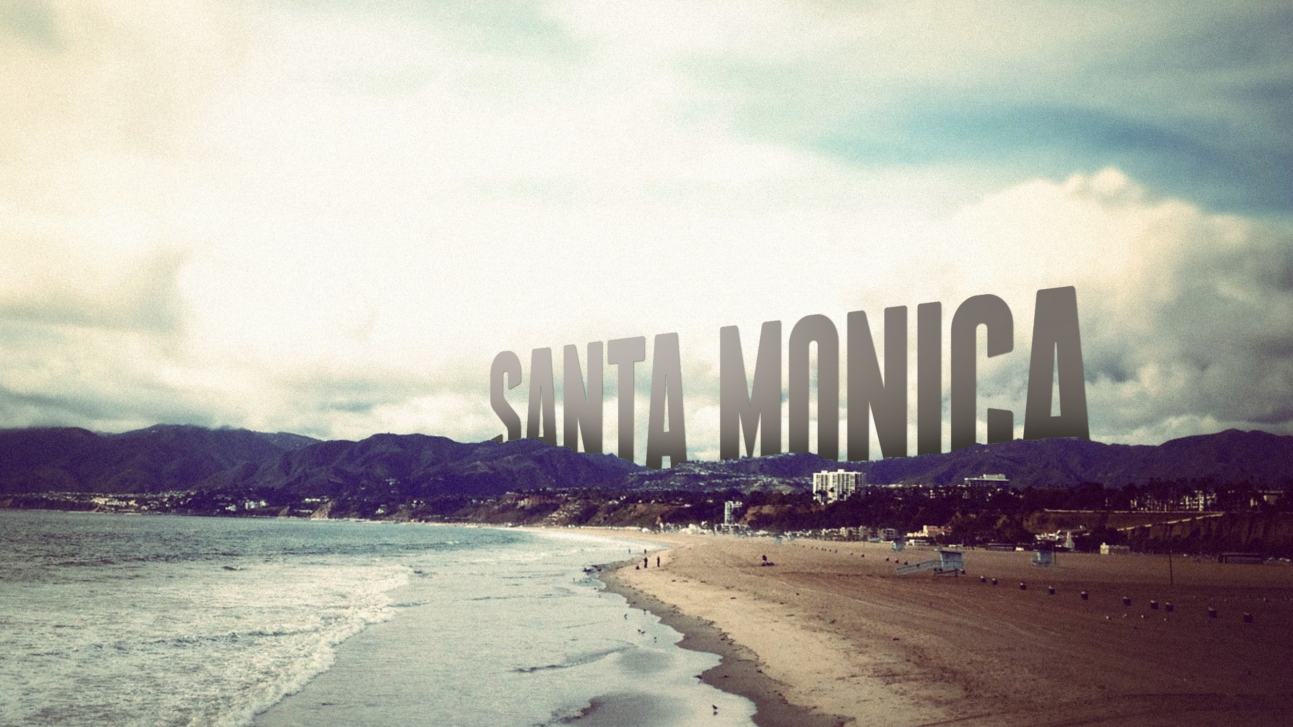 Santa Monica Beach Ocean HD wallpaper. nature and landscape