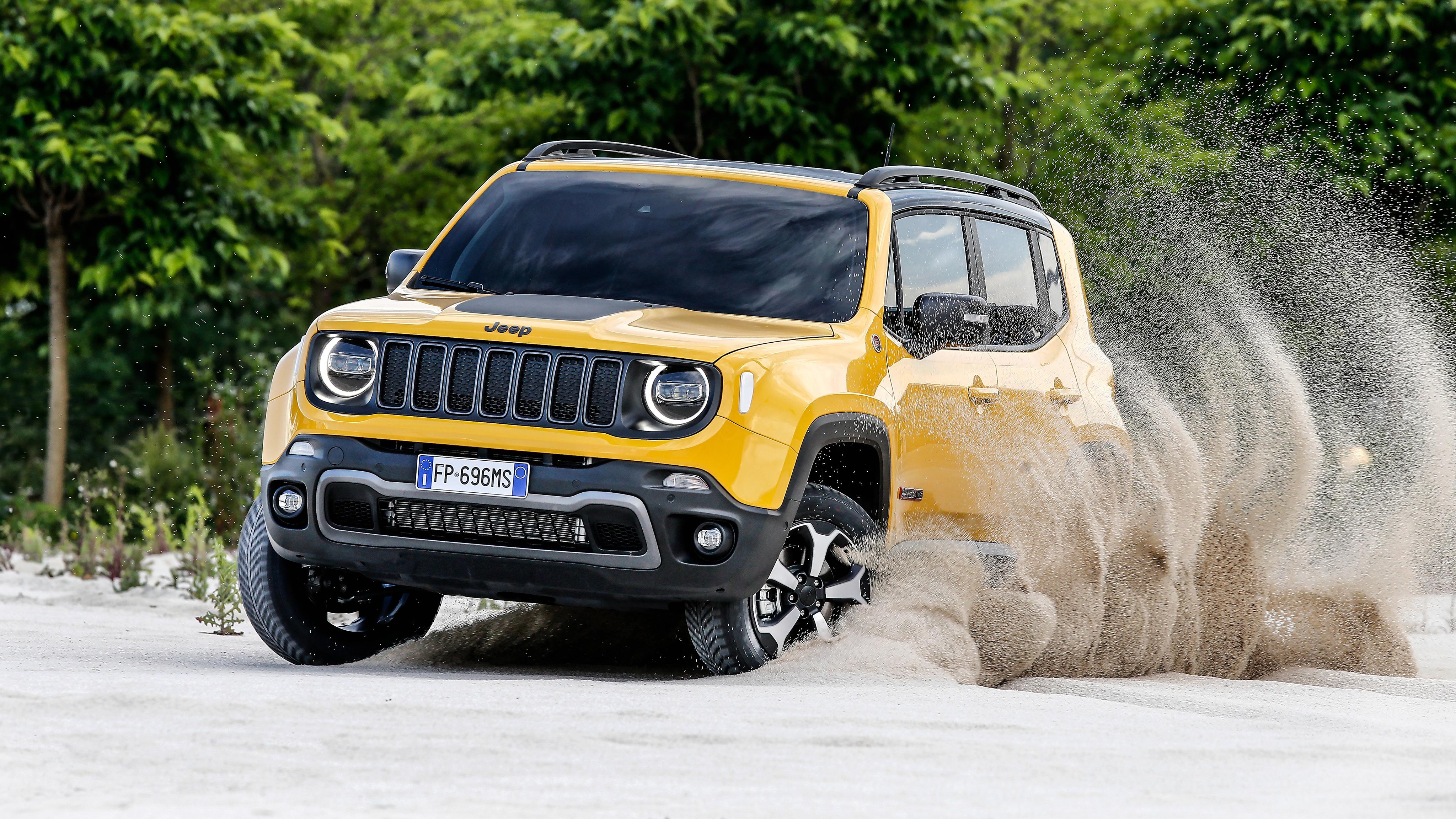 Jeep Renegade Trailhawk 2018 4K Wallpaper. HD Car