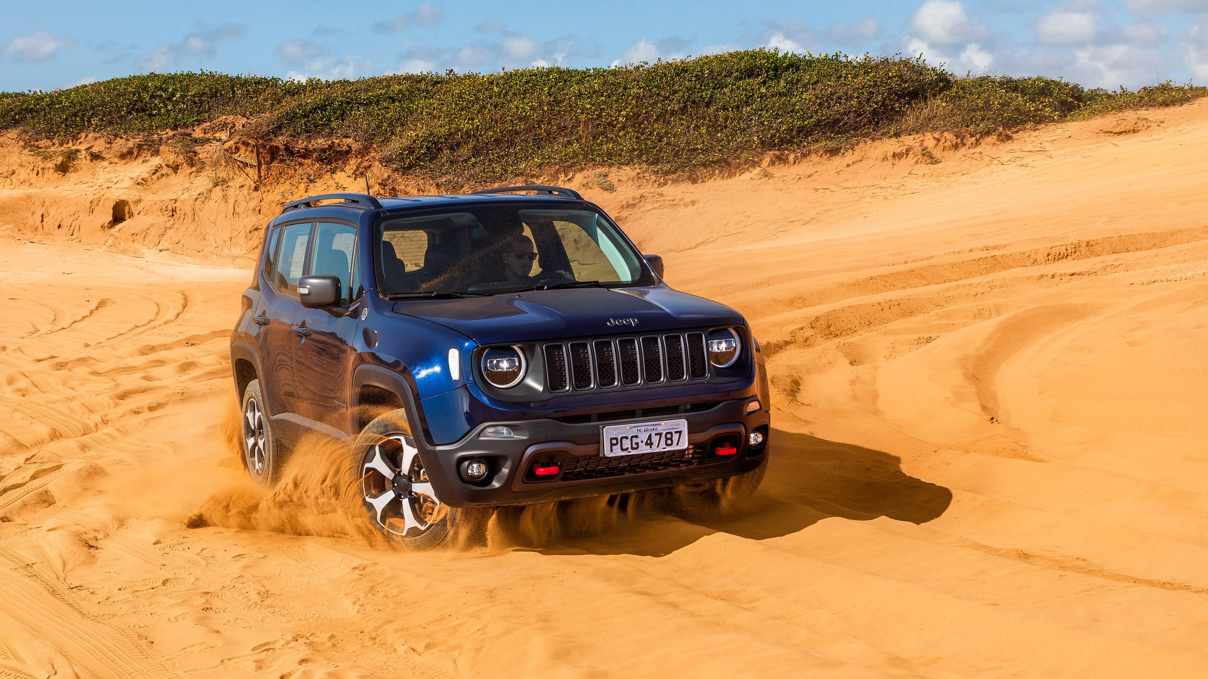 Jeep Renegade Trailhawk 2018 4K Wallpaper. HD Car