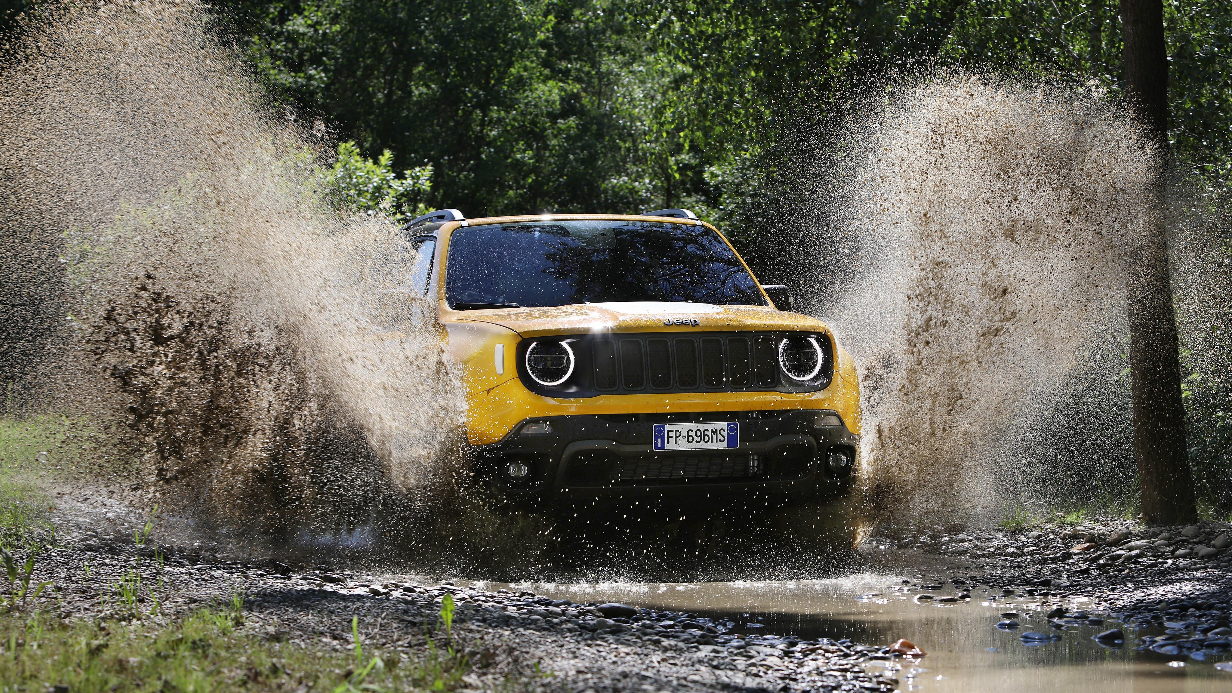 Jeep Renegade Trailhawk 2018 4K 3 Wallpaper. HD Car