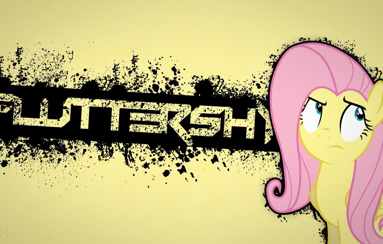 Wallpaper Grunge, My Little Pony, Pony, MLP, Fluttershy