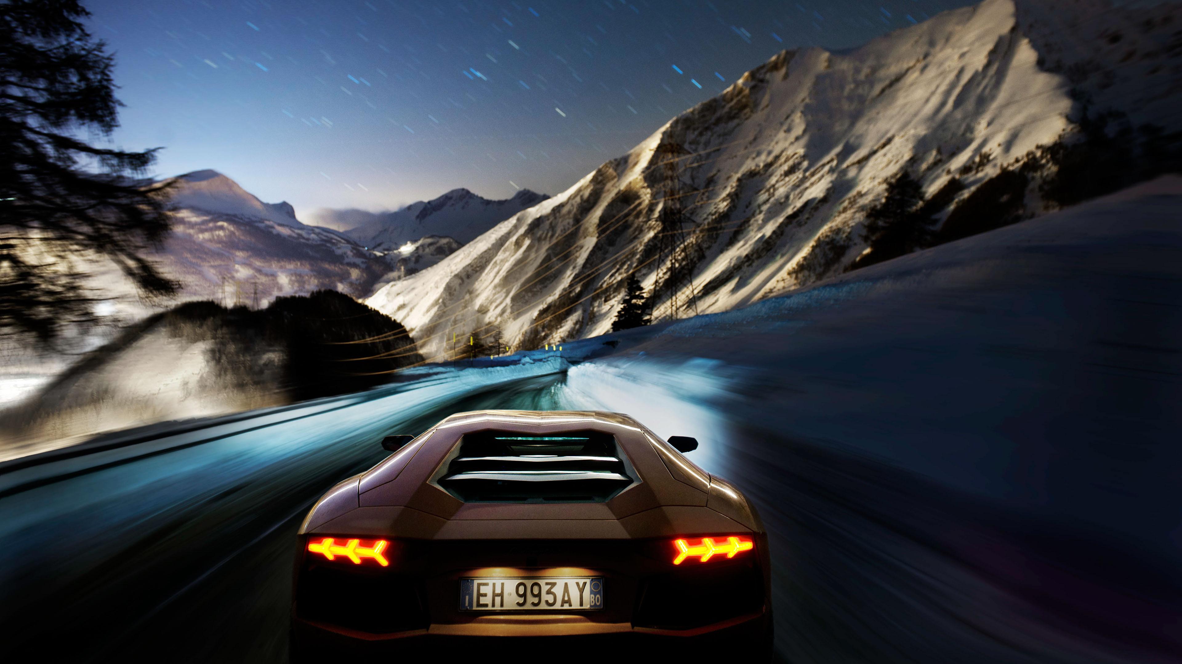 Lamborghini Aventador LP700 4 2018 Rear, HD Cars, 4k