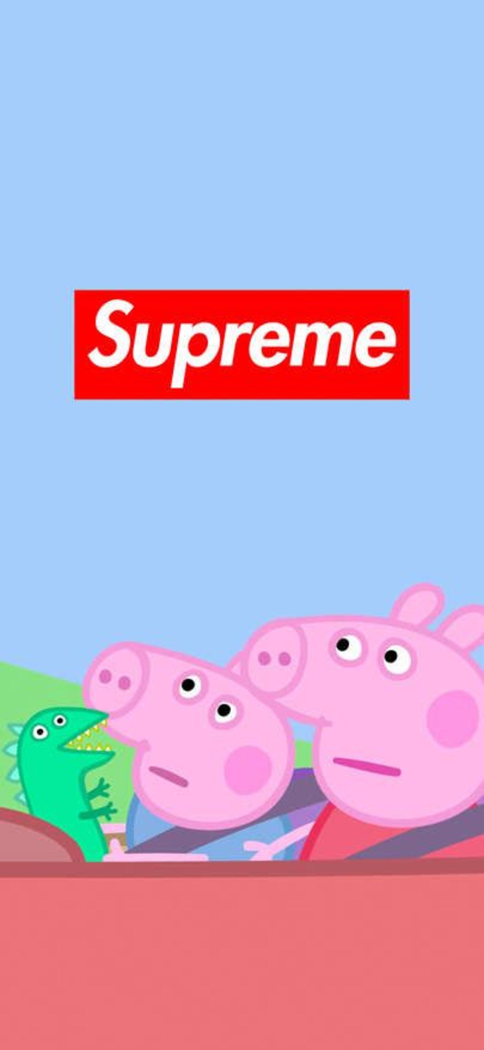 Supreme Wallpaper Peppa Pig 1125 × 2436