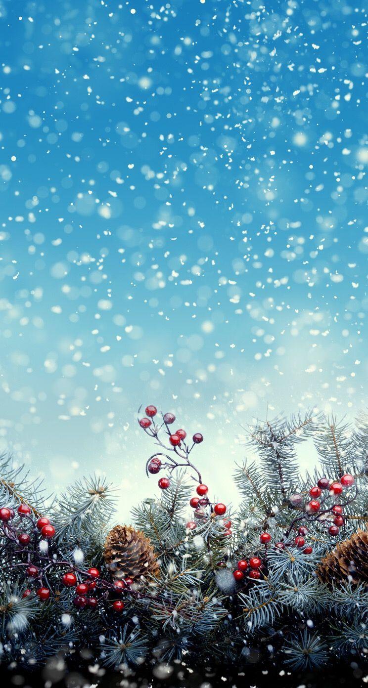 iPhone Christmas Snow Wallpaper Free iPhone Christmas Snow Background