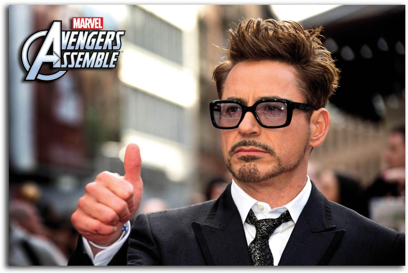 Superheroes Poster Downey Jr. Stark
