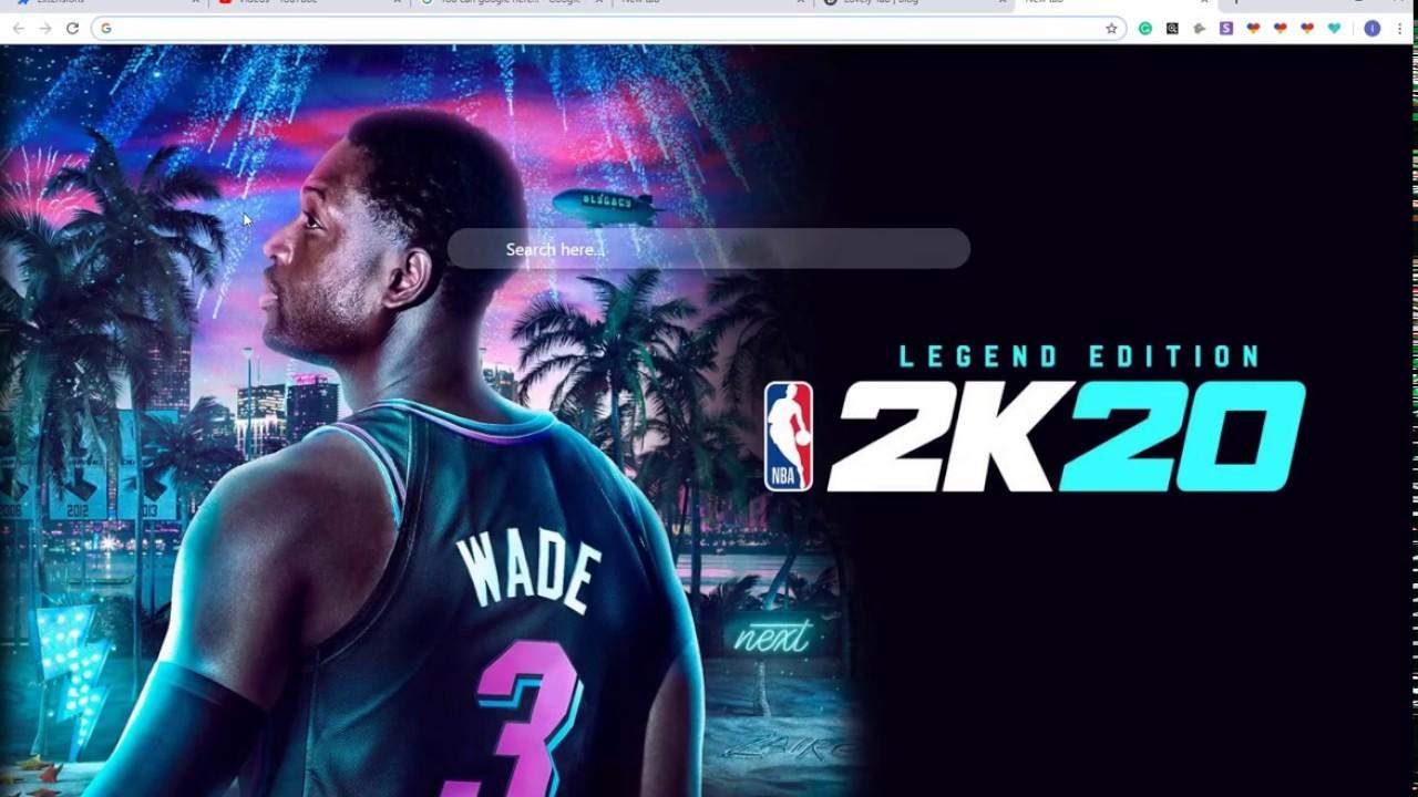 Best NBA 2K20 HD Wallpaper New Tab Chrome Theme For Fans!