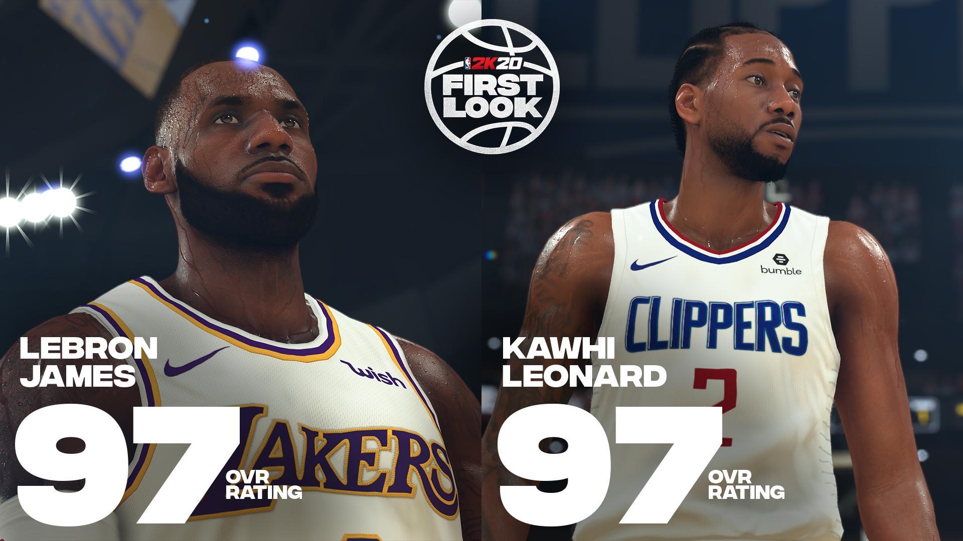 2K Sports Reveal NBA 2K20 Player Ratings Via An Interactive