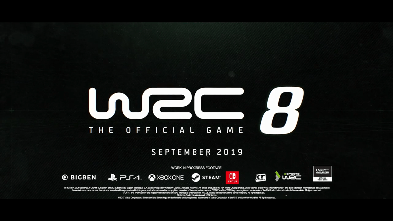 Bigben Announces World Rally Championship 8 (WRC8)