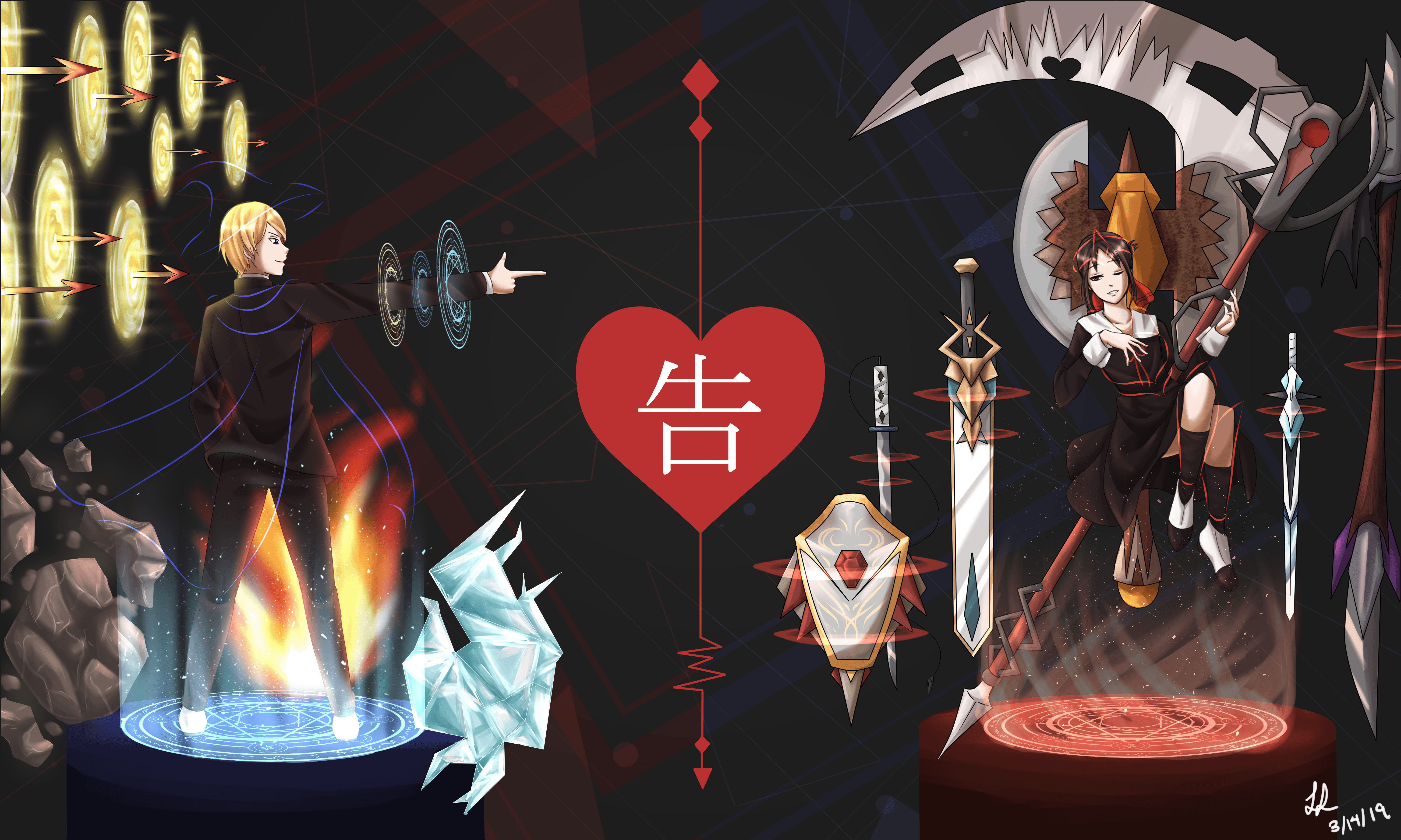 Shinomiya Kaguya And Shirogane Miyuki Kaguya Sama Wa