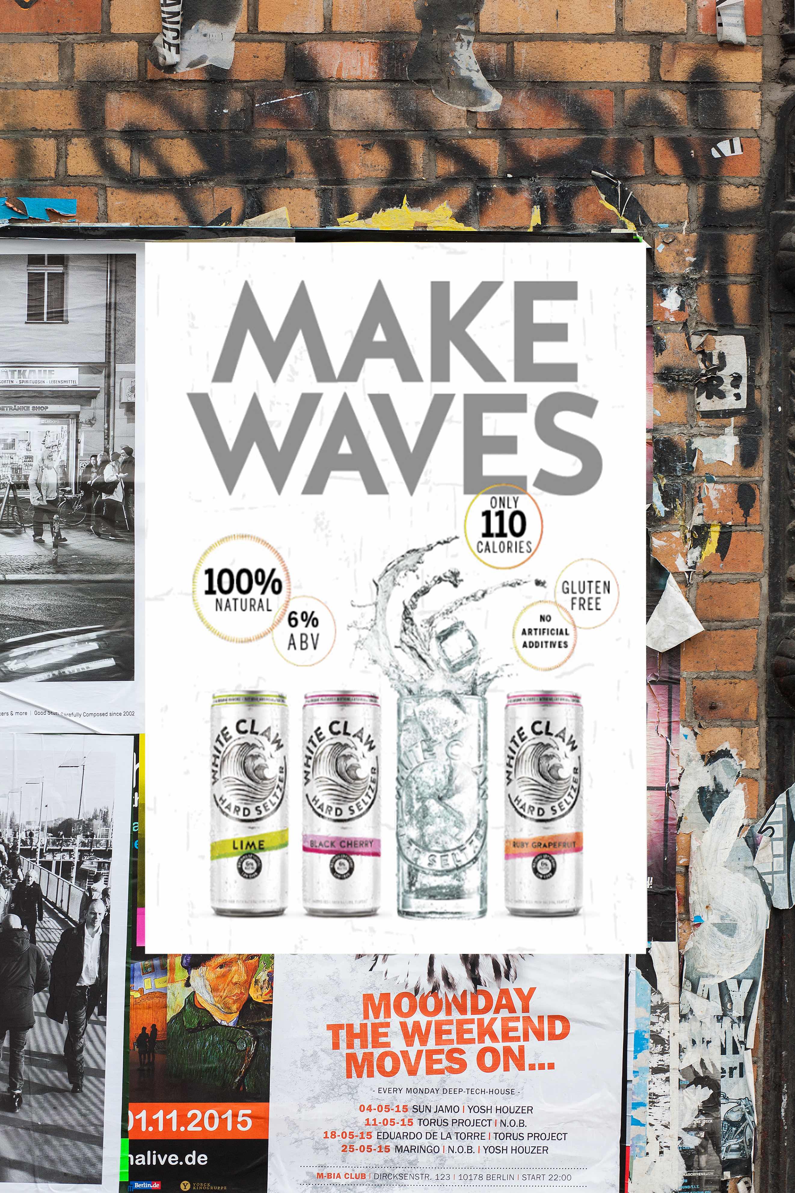 White Claw Hard Seltzer Brand Launch and Creative Concepts