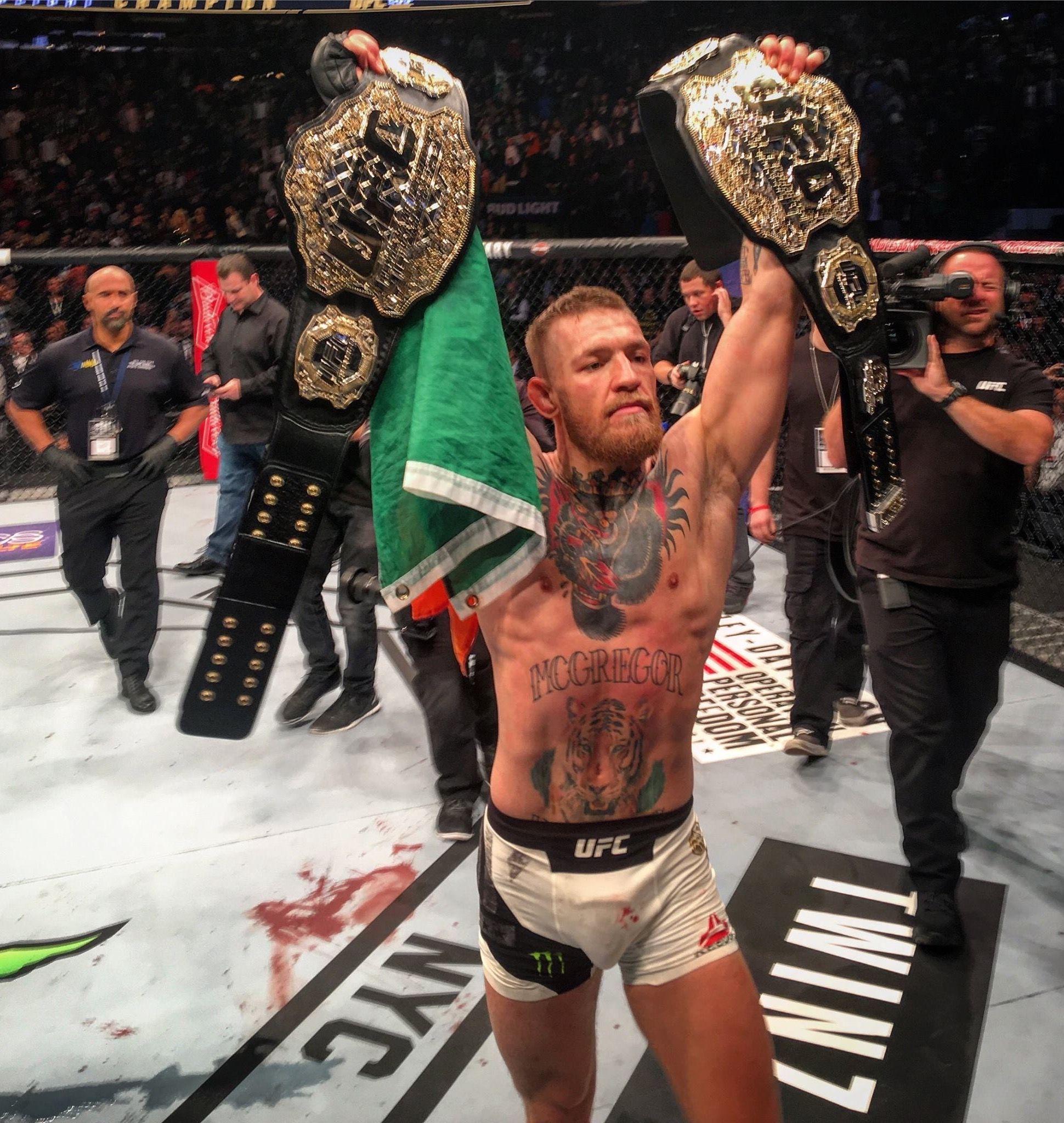 Conor Mcgregor Mcgregor Double Champ