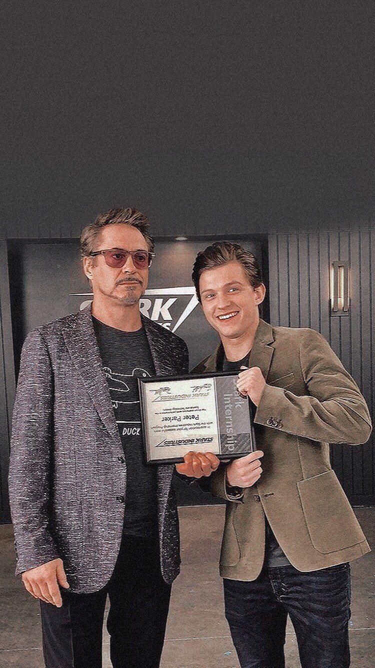 MARVEL Wallpaper on. Peter Parker And Tony Stark. Marvel