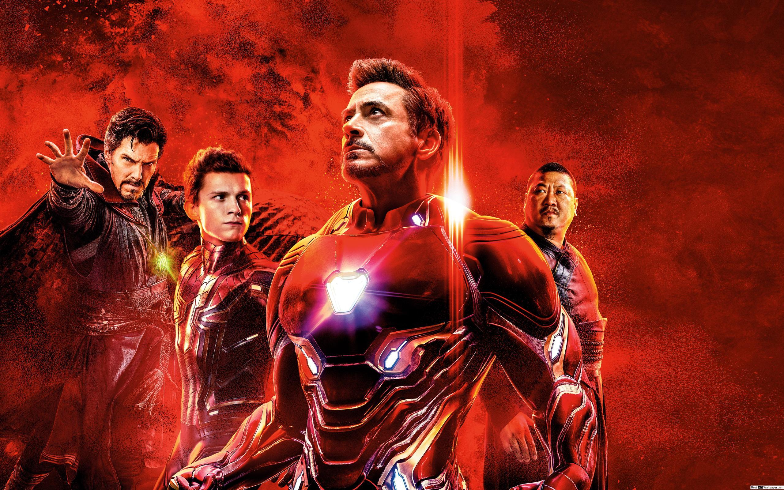 Avengers: Endgame Strange, Spider Man, Iron Man