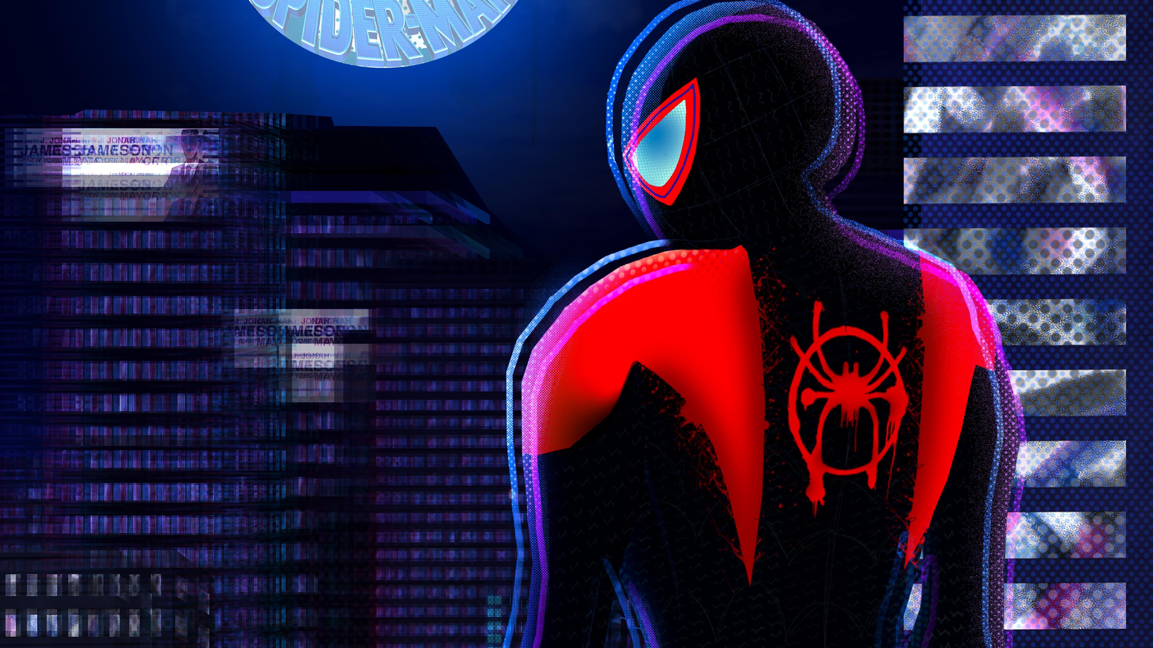 Spider Man: Into The Spider Verse 4k Ultra HD Wallpaper