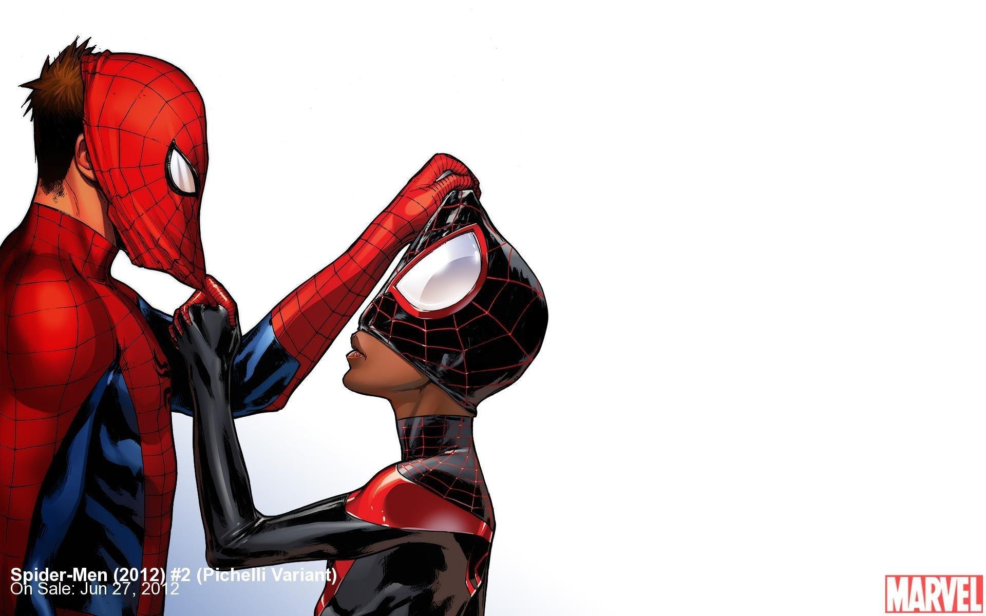 Peter Parker And Miles Morales Wallpapers Wallpaper Cave