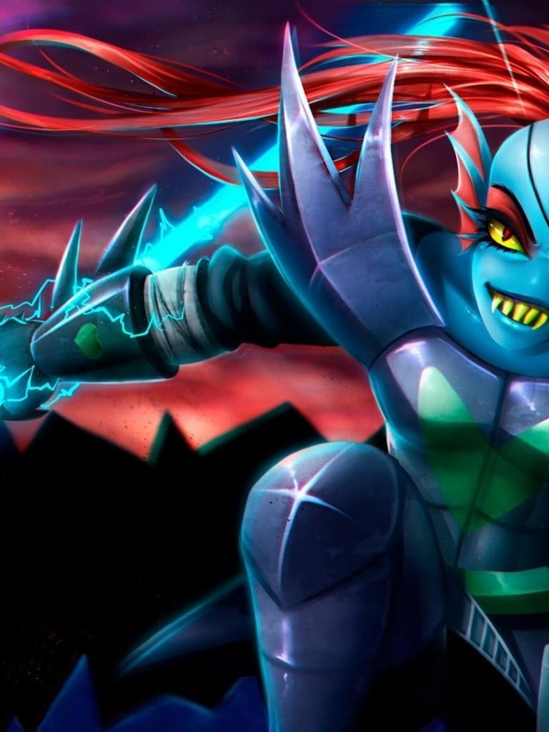 Download 768x1024 Undertale, Undyne The Undying, Monster