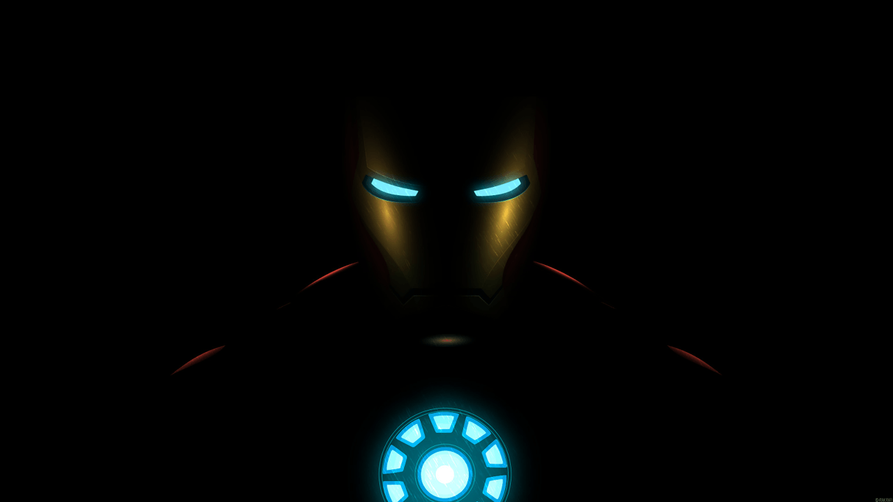 Wallpaper Iron Man, Artwork, Minimal, Dark background, HD