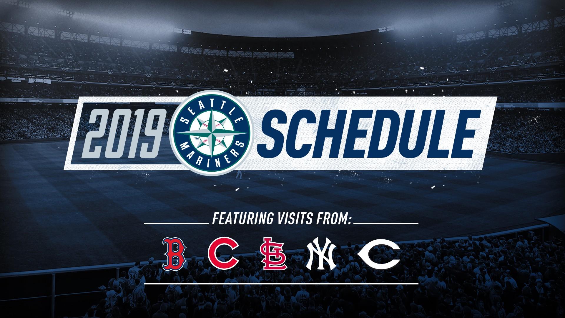 Mariners Announce 2019 Tentative Regular Season Schedule