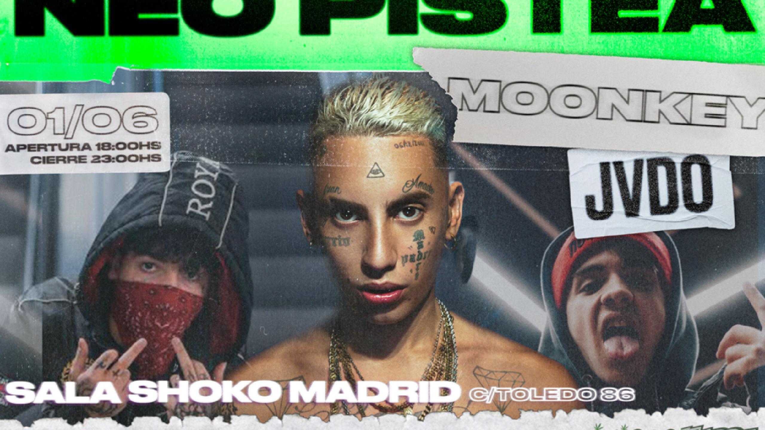 JVDO, Moonkey, Neo Pistéa concert tickets for Shoko, Madrid
