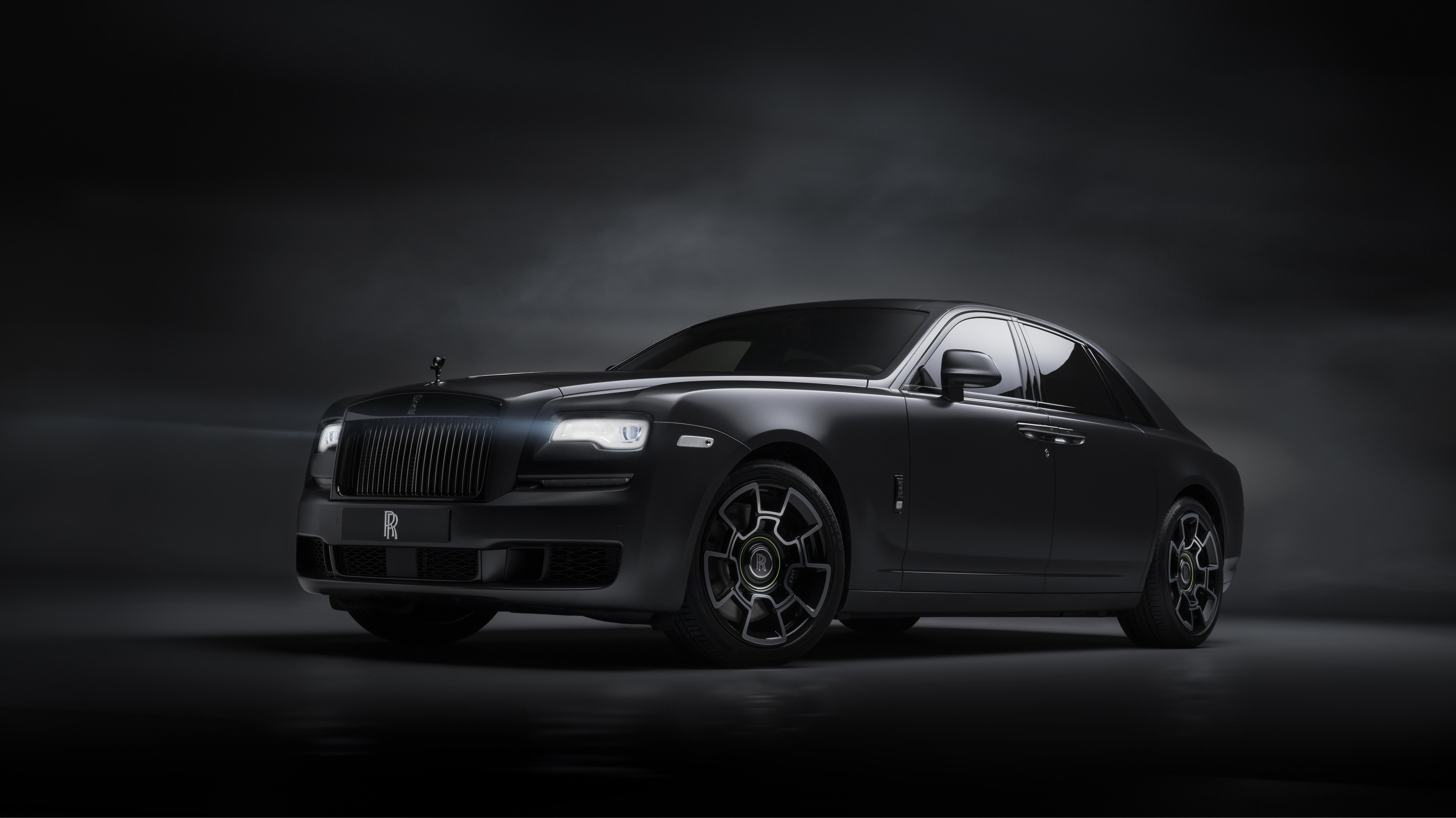 Rolls Royce Ghost Black Badge 2019 4K 8K Wallpaper. HD