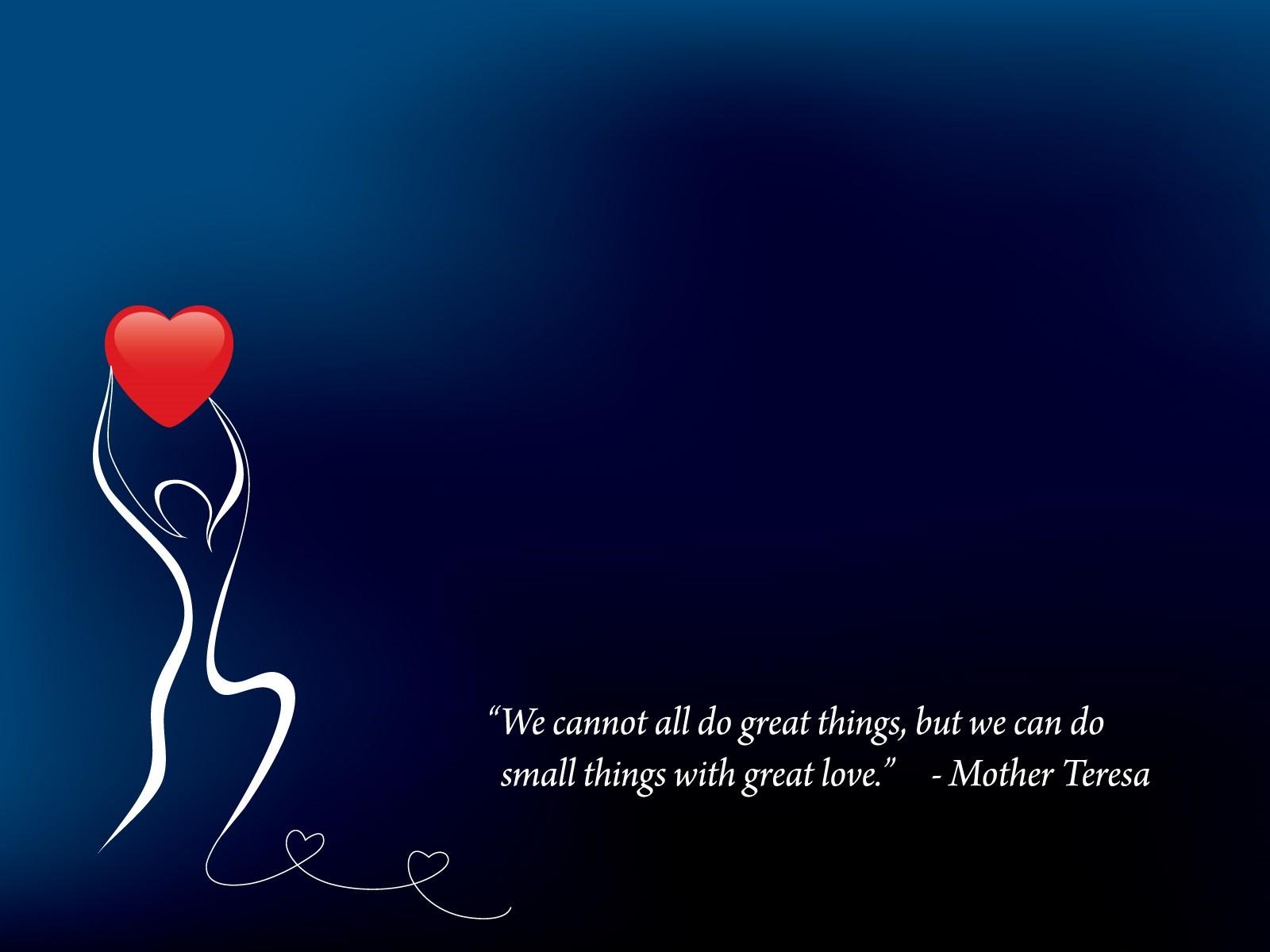 Mother Teresa Latest Quotes on Love Image