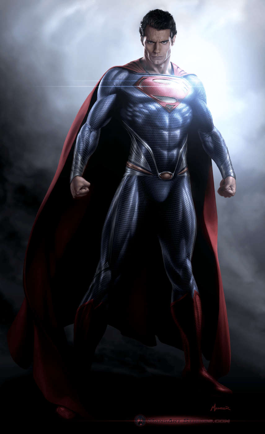 Superman full body mansart.com 1400px. We Can Be Heros