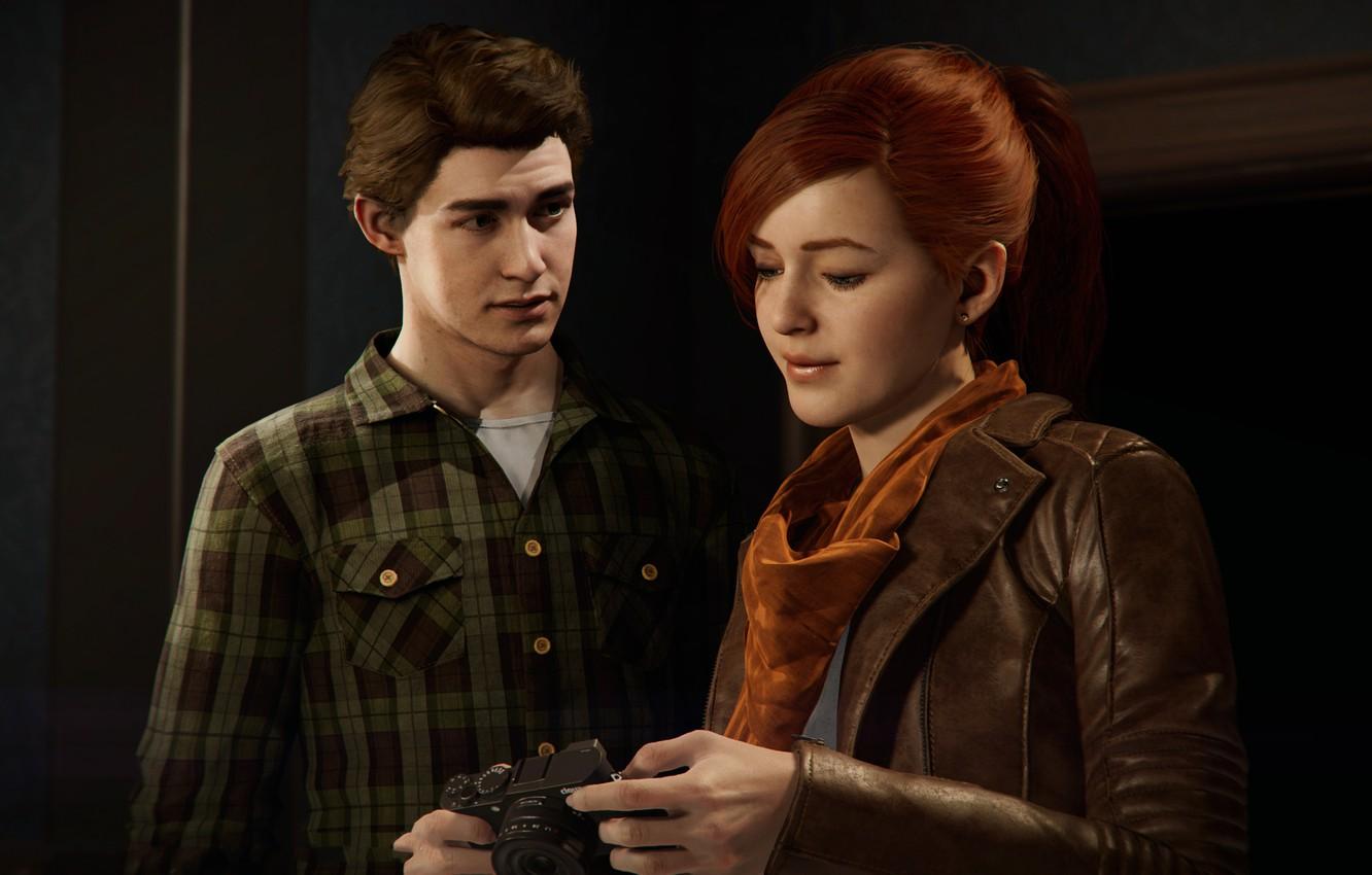 Wallpaper The game, The camera, Red, Marvel, Game, Comics, Peter Parker, Peter Parker, Redhead, Marvel, Redhead, PlayStation Red hair, PS Comics, Mary Jane image for desktop, section игры