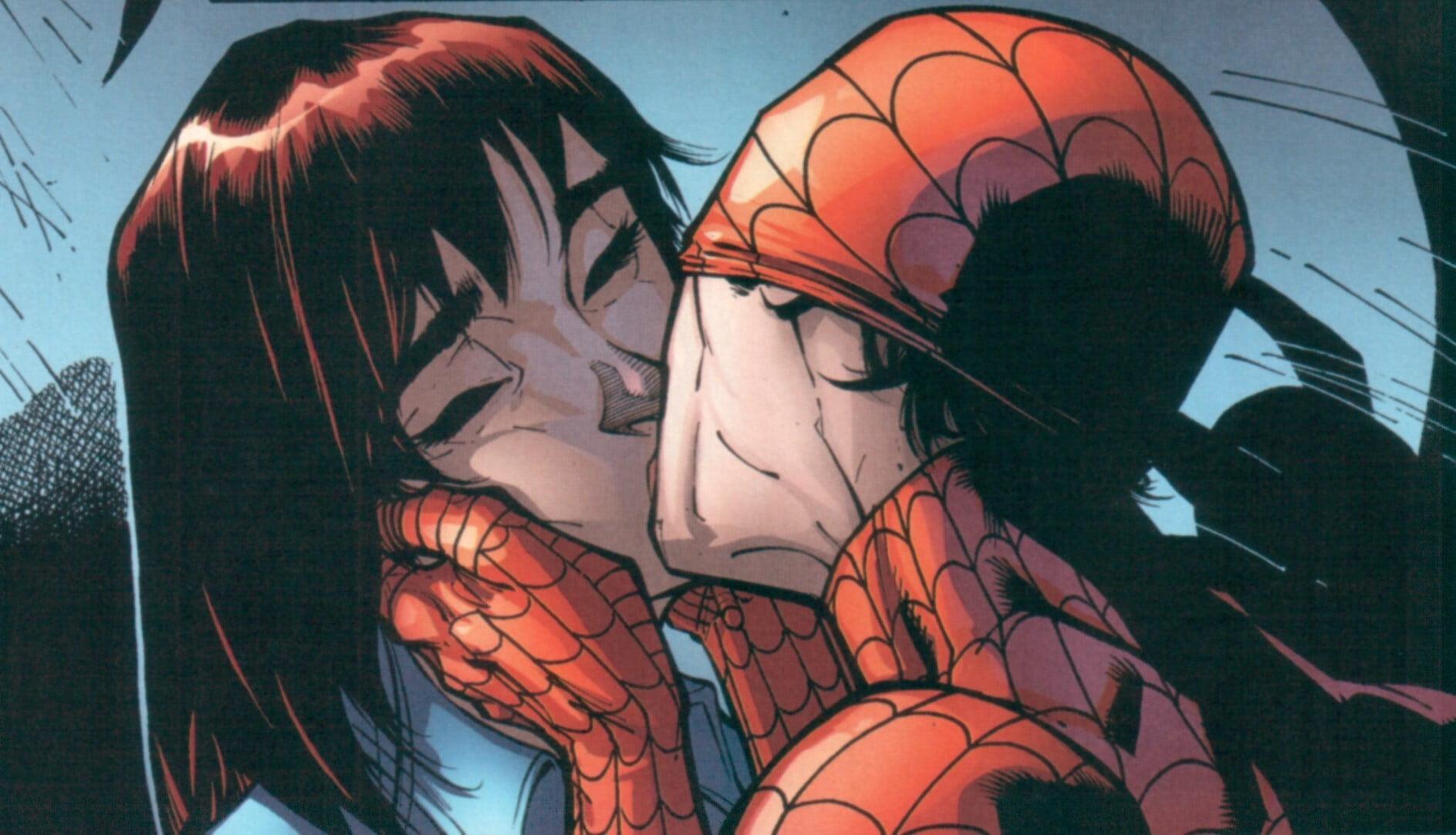 Spider Man And Mary Jane Kissing Photo, Mary Jane, Spider