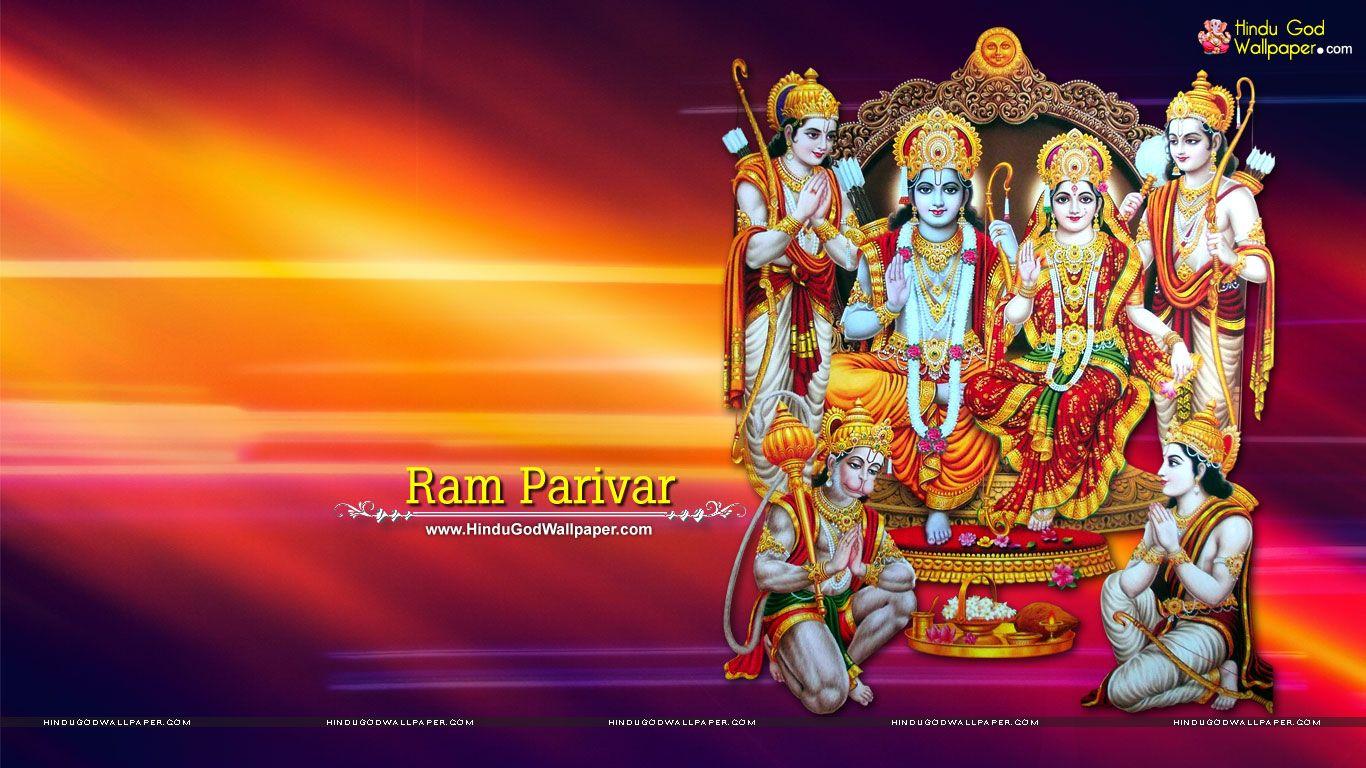 Shri Ram Parivar Wallpaper free download with HD full size Lord
