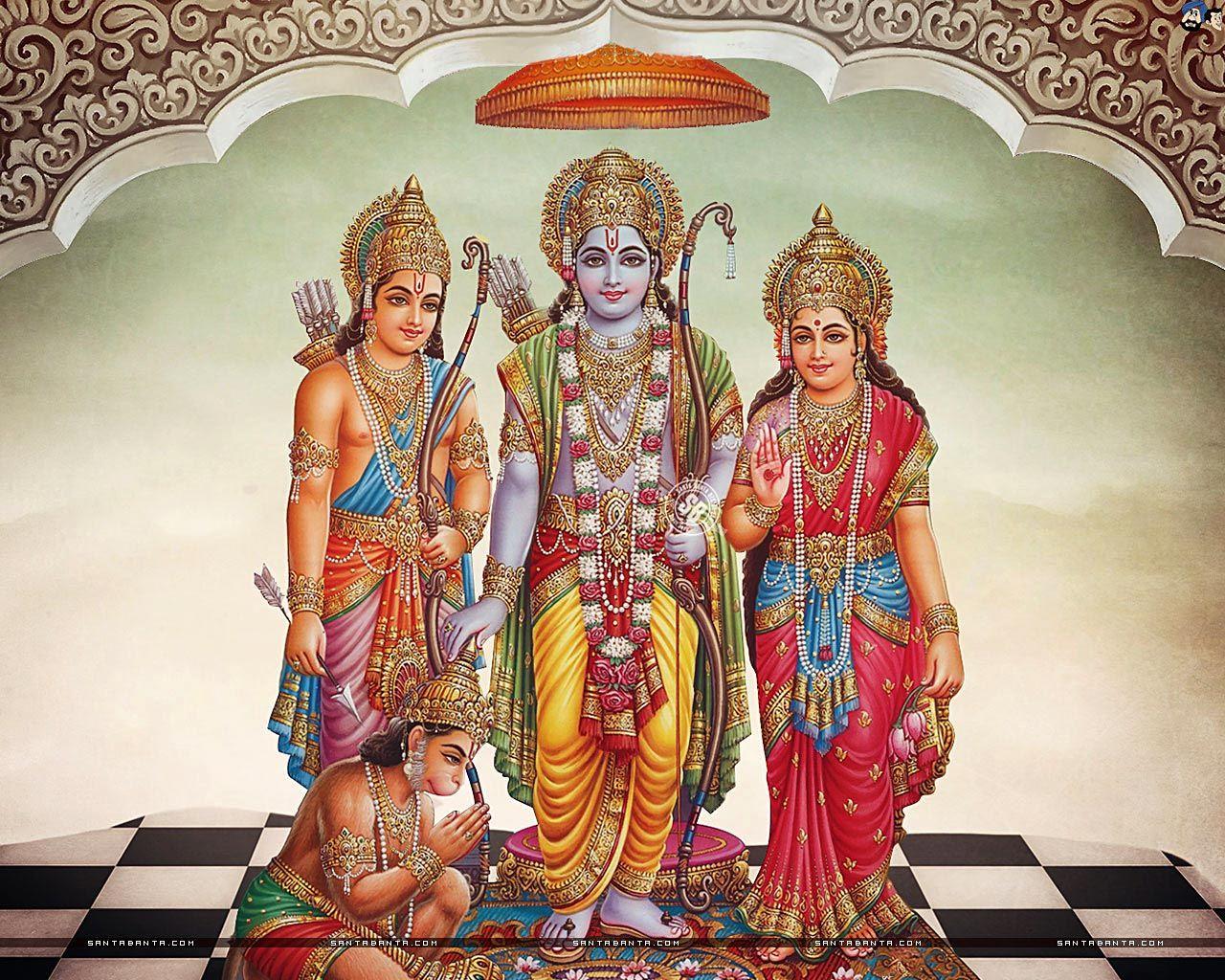 Ram Sita Hanuman Wallpaper , free download, (53)