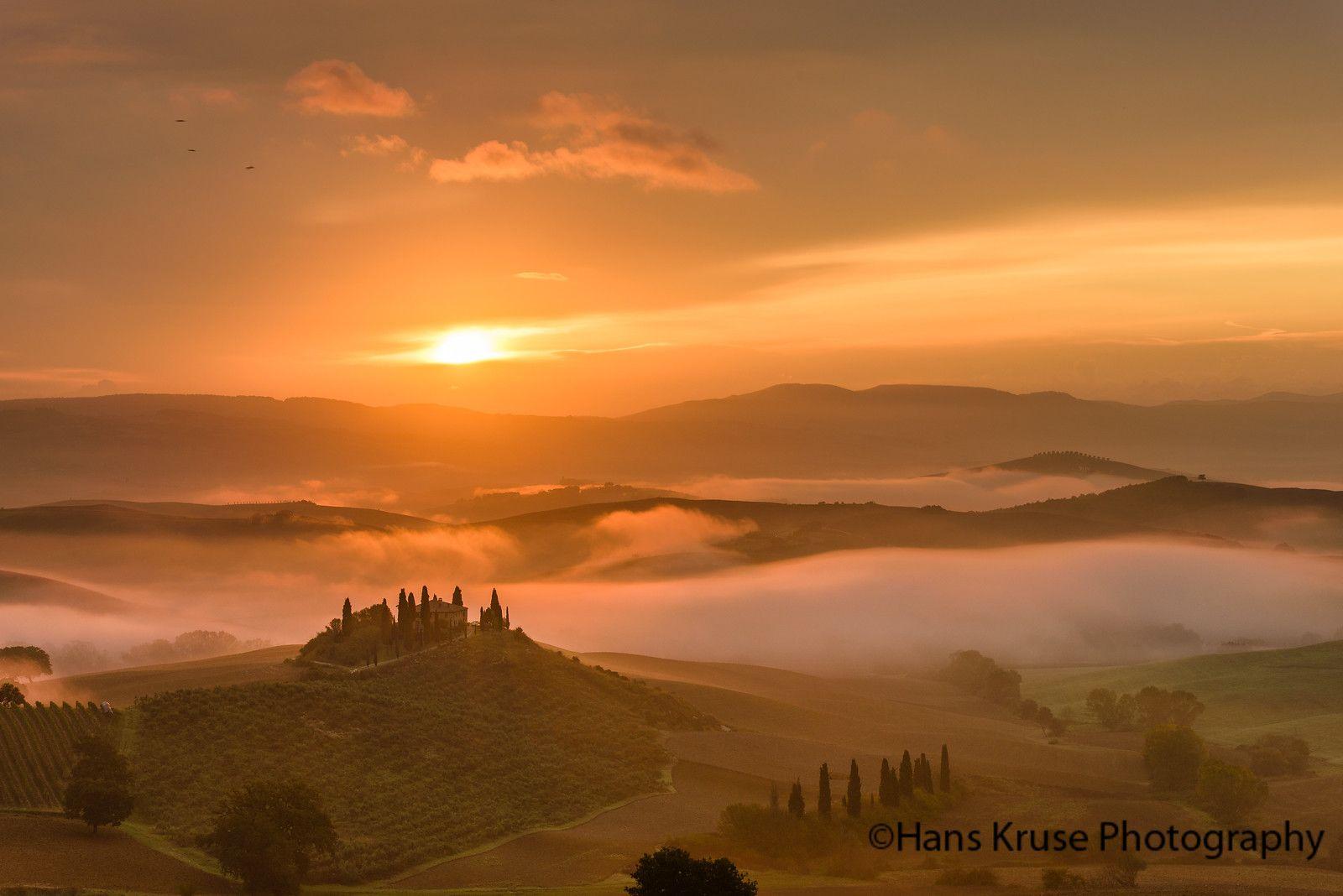Tuscany Sunset Wallpapers Wallpaper Cave