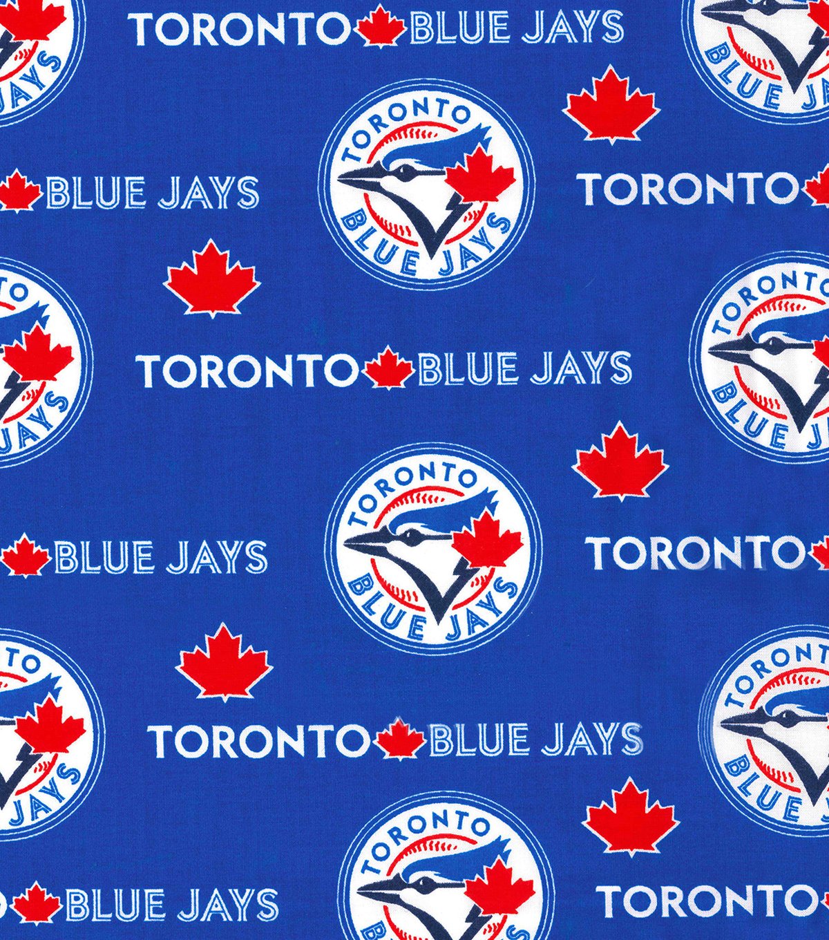 Toronto Blue Jays Cotton Fabric -Logo