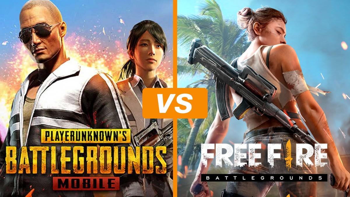 Pubg Vs Free Fire Wallpapers Wallpaper Cave