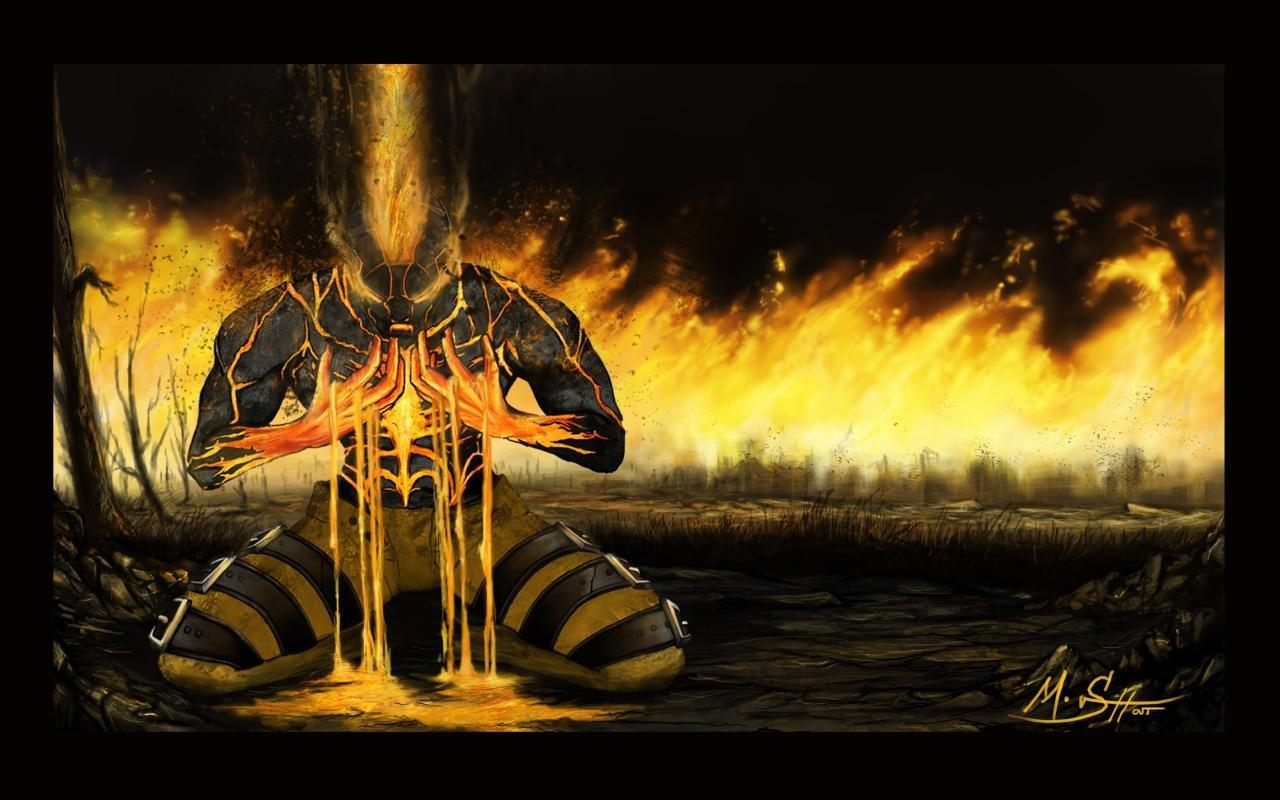 Brand (League Of Legends) wallpaper 1280x800 desktop