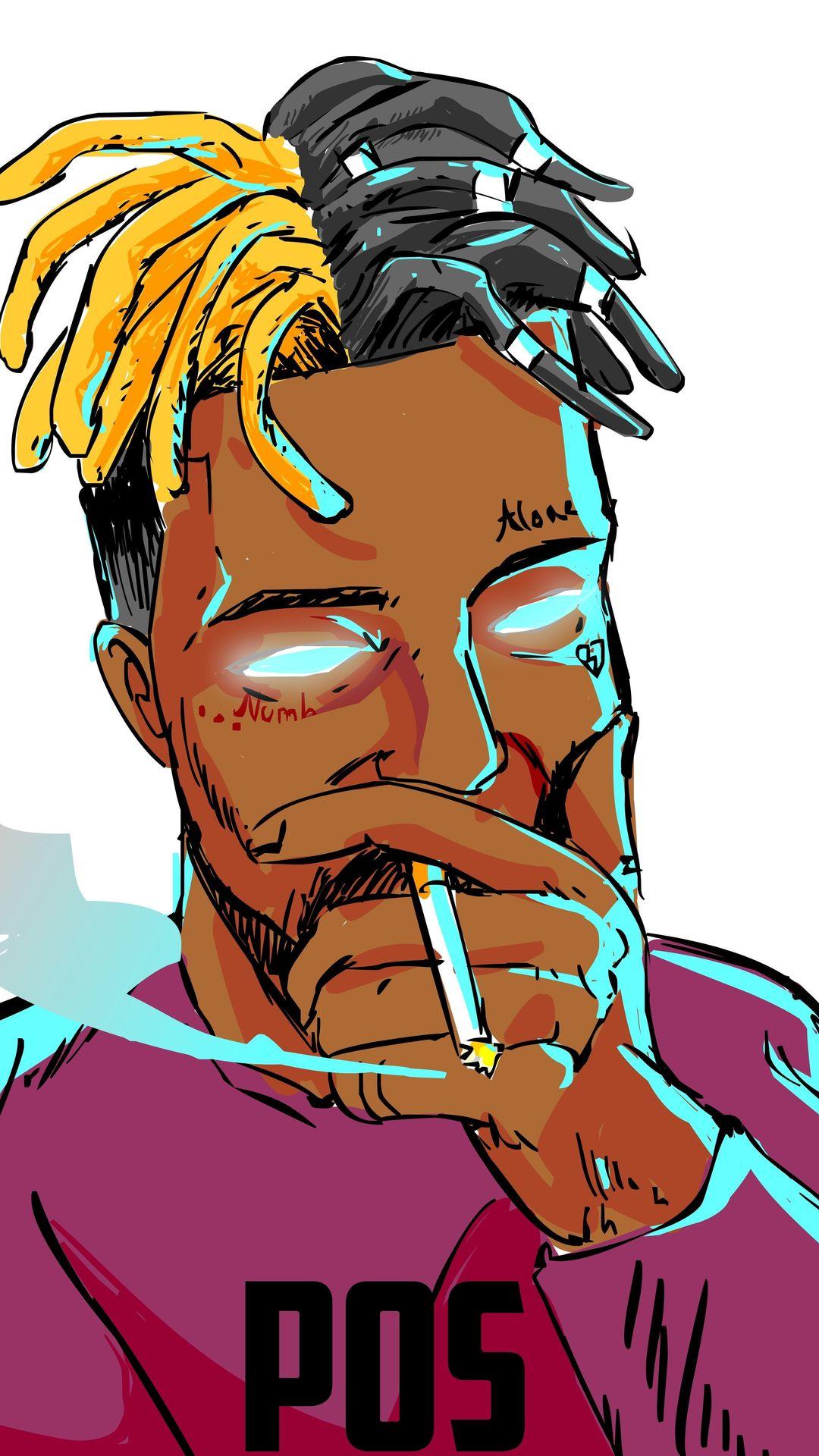 XXXTentacion Art iPhone 7, 6s, 6 Plus, Pixel xl , One