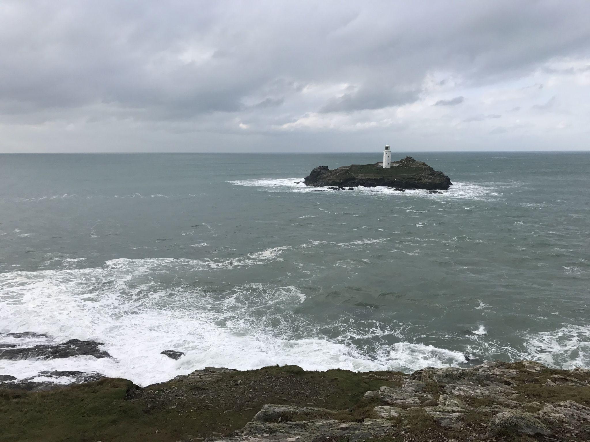 Godrevy Island St Ives United Kingdom Wallpapers Wallpaper Cave