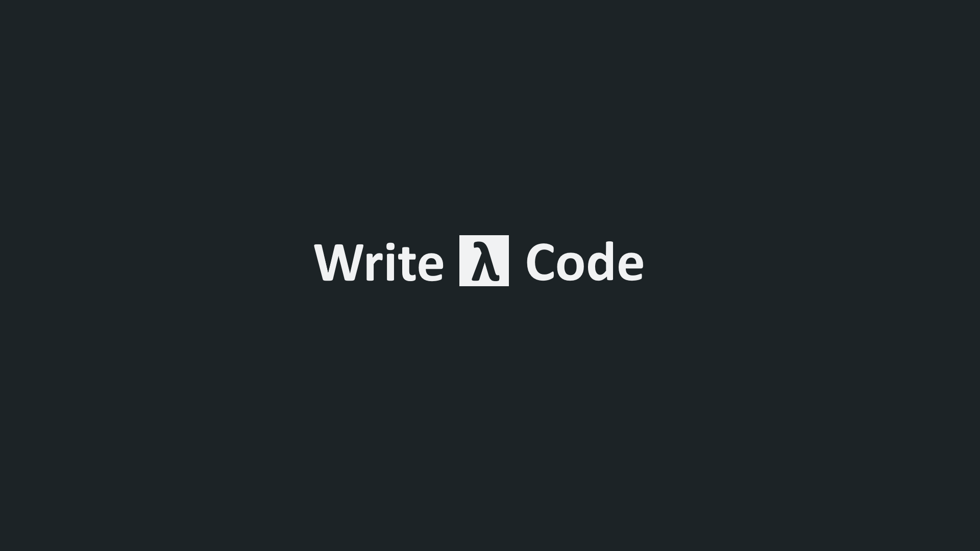 Write Code Wallpaper