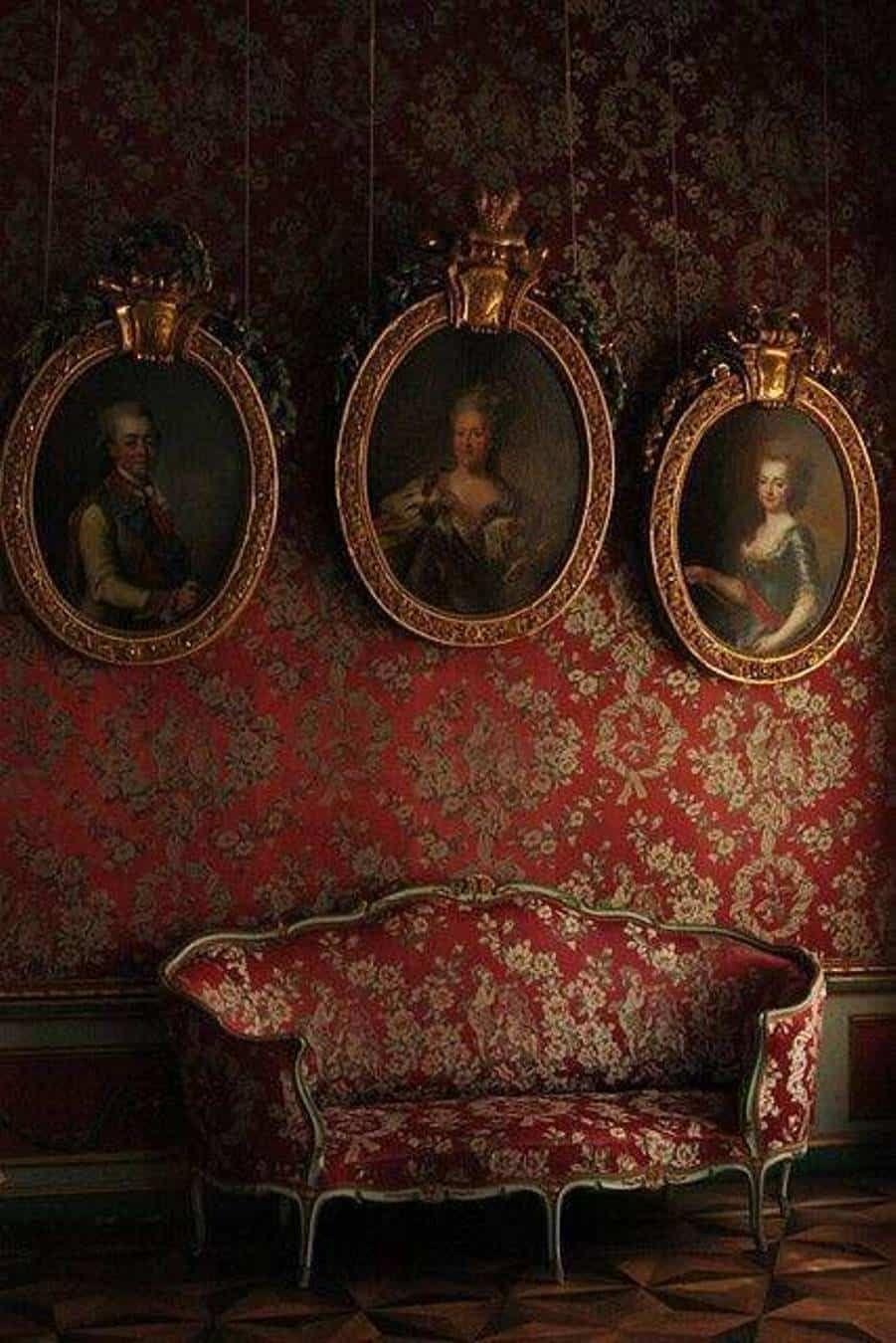 mansion interior wallpaper