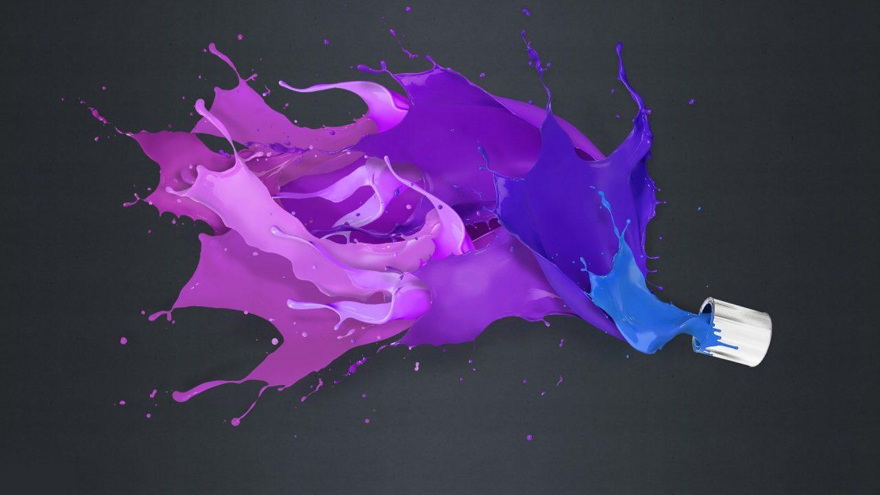 Abstract Paint Splash Wallpaper