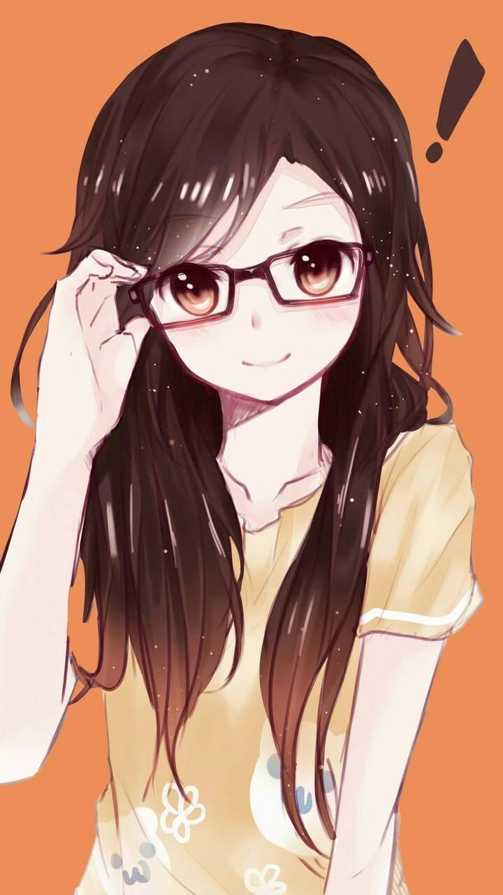  Cute  Anime  Girls  Glasses Wallpapers  Wallpaper  Cave