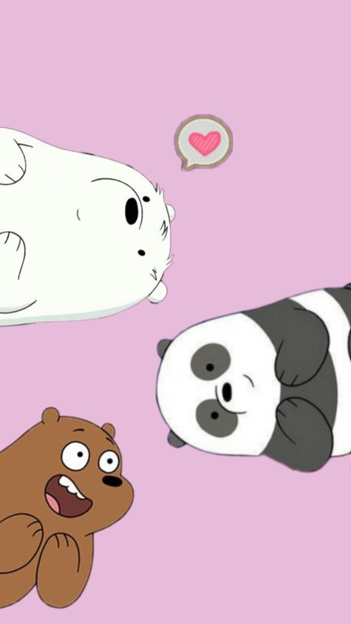 we bare bears, grizz, wallpaper and ice bear
