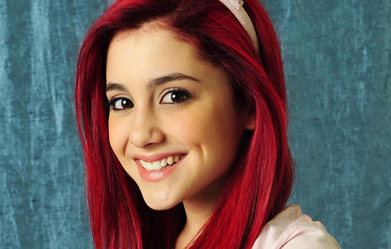 Wallpaper face, smile, model, actress, Ariana Grande, dimple