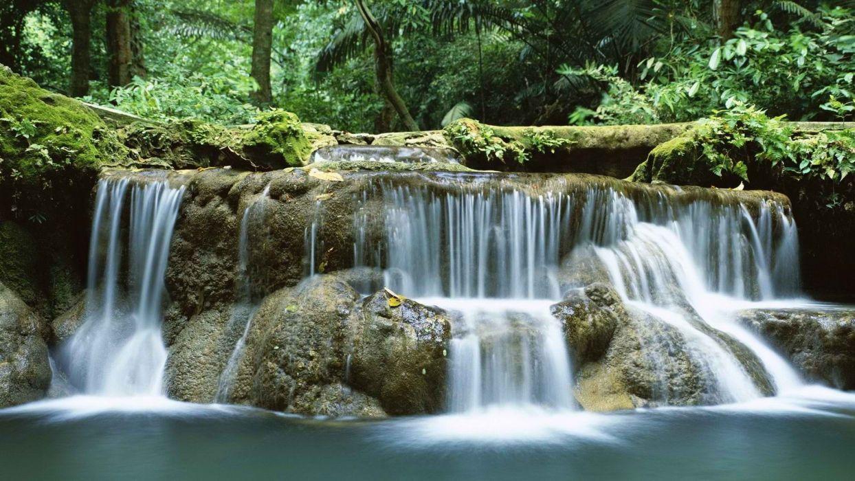 Nature Thailand waterfalls National Park wallpaper